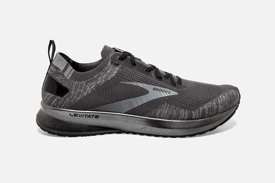 Brooks Men's Levitate 4 Road Running Shoes Blackened Pearl/Grey/Black ( WFAZQ1025 )